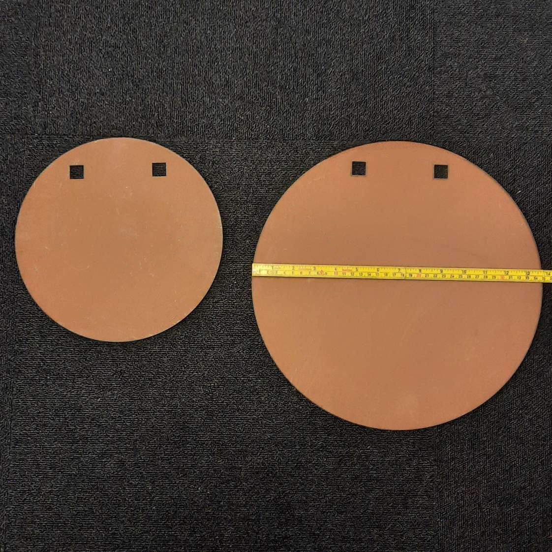 8mm round Hardox 500 gong